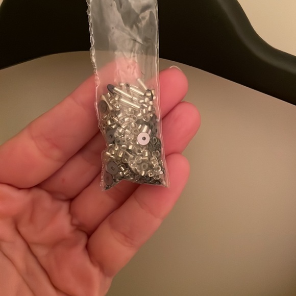 Alice & Olivia White Sequinned Dress, Size 0 - Picture 7 of 7